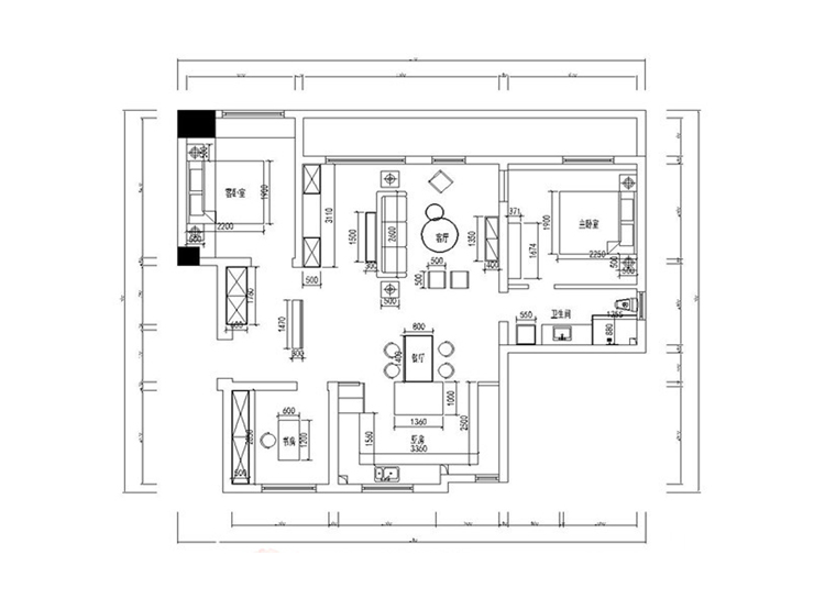 金地鐵西檀府-127平-混搭風格-戶型圖.jpg