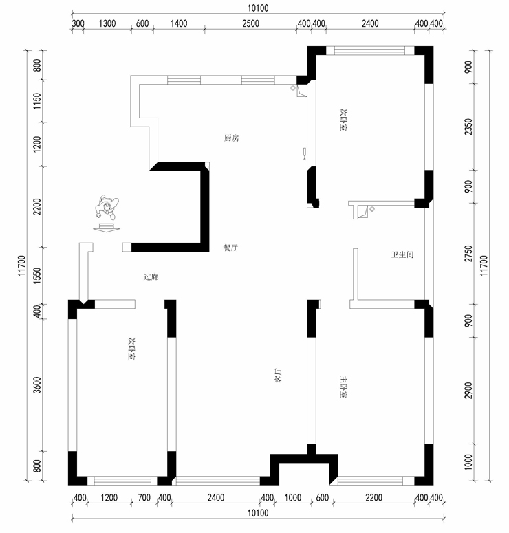 金地檀悅-110平-新中式風格-平面.jpg