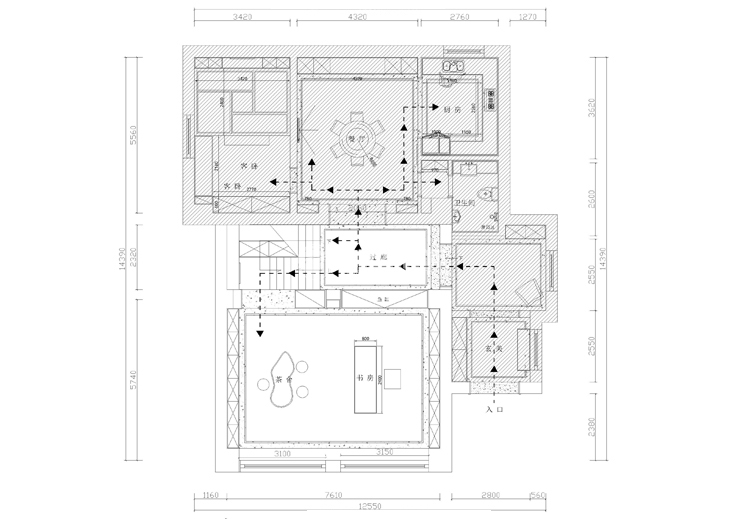 自建別墅-360平 港式風格-一層平面圖.jpg