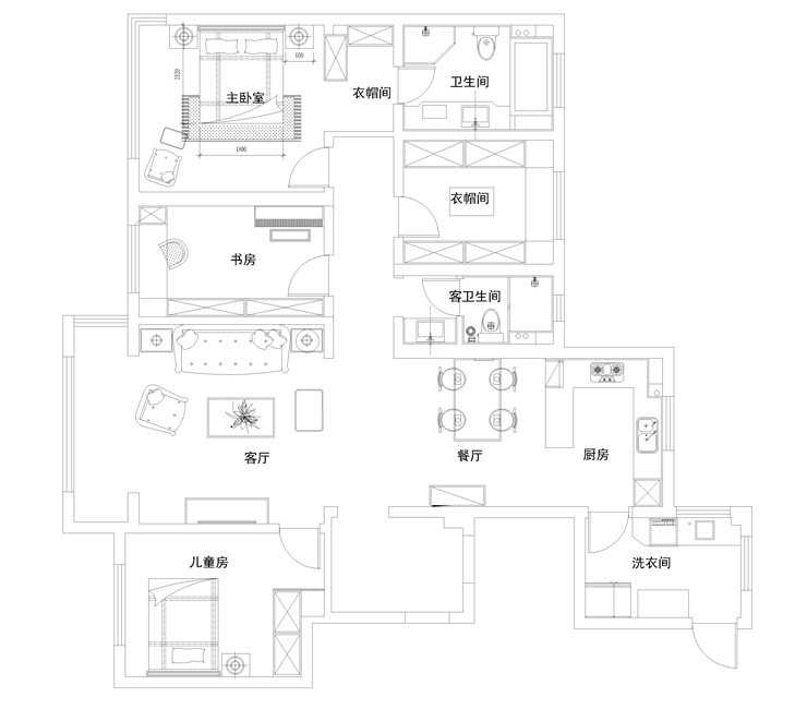 遠洋大河宸章-167平-美式輕奢風格-平面圖.jpg