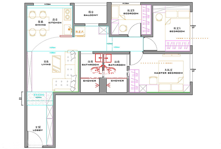 金地渾南檀府-103平-工業LOFT風格-戶型圖.jpg