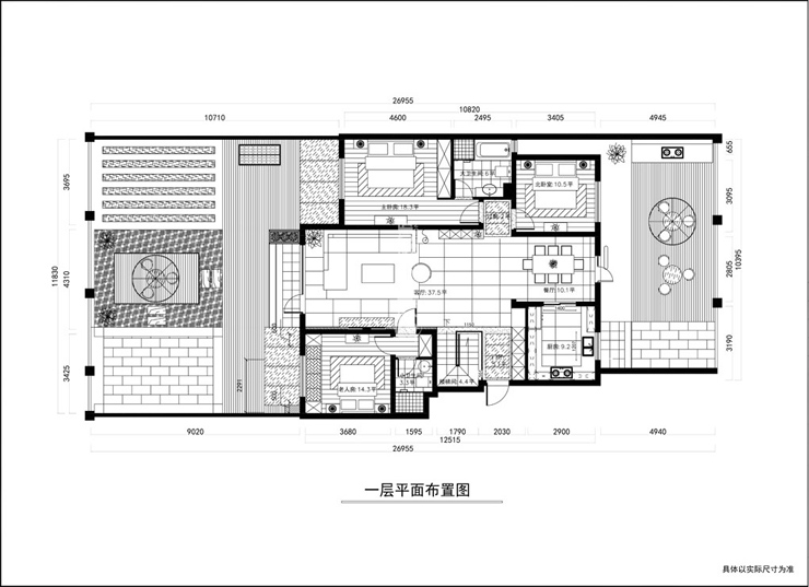 設計五部-王偉力-萬科西華府400平米-現代風格-1層平面.jpg