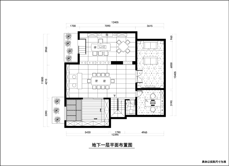 設計五部-王偉力-萬科西華府400平米-現代風格-負一層平面.jpg