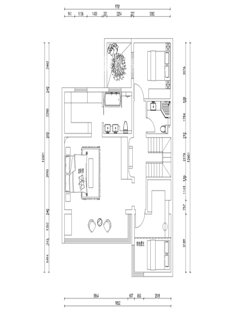 首創禧瑞長河-248平-現代風格-戶型圖二樓.jpg